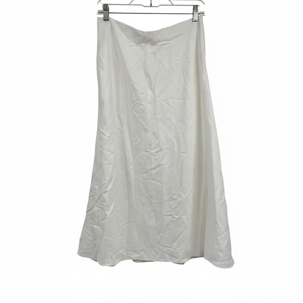Vince White Midi Skirt A-Line | Womens 8
